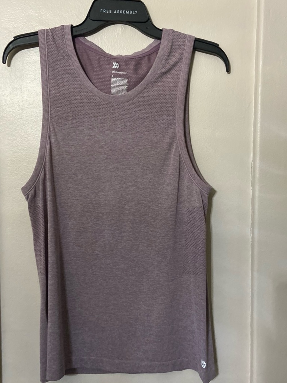 all in motion Lavender Muscle Tank Top